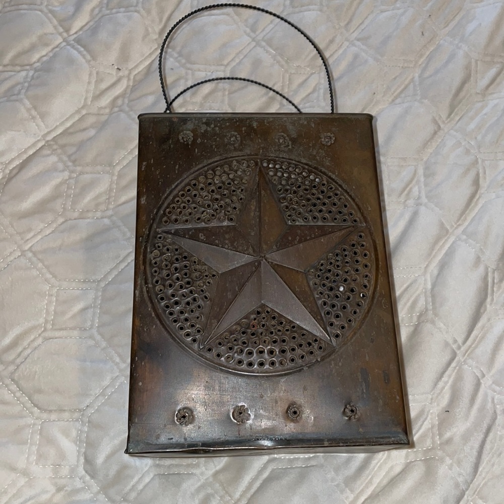 Rustic tea light holder or just cute rustic western decor!